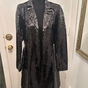 VENUS Black Sequin Blazer